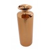 Vase cylindrique cuivre pièce unique H.40 cm
