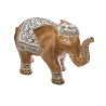 Éléphant décoratif en résine H.11cm