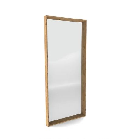 Miroir rectangle chêne clair L.180xl.79.5xP.8 cm