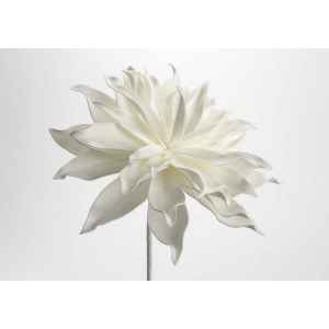 Tige de fleur Villa H.70 cm blanche