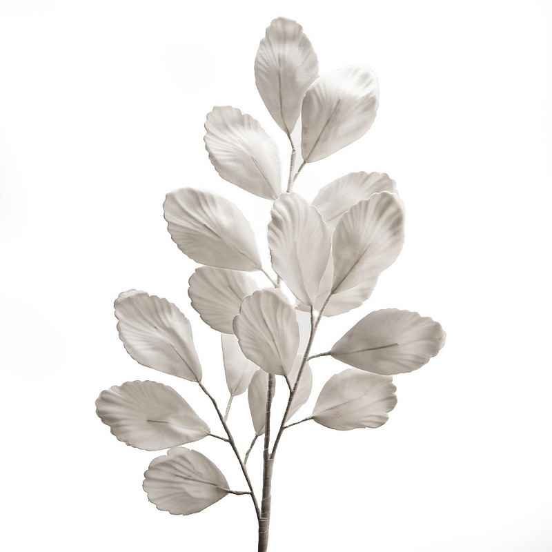 Tige de fleur Angela blanche H.109 cm